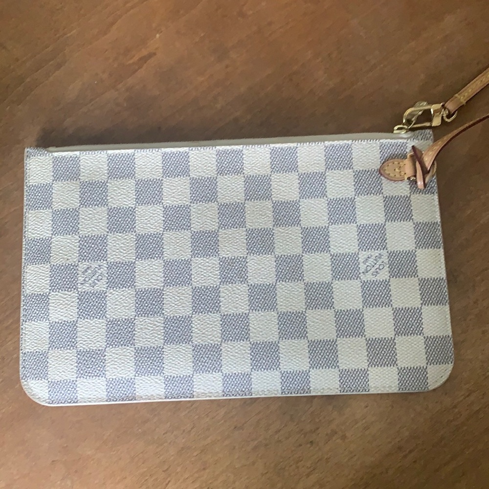 Louis Vuitton wrist wallet white